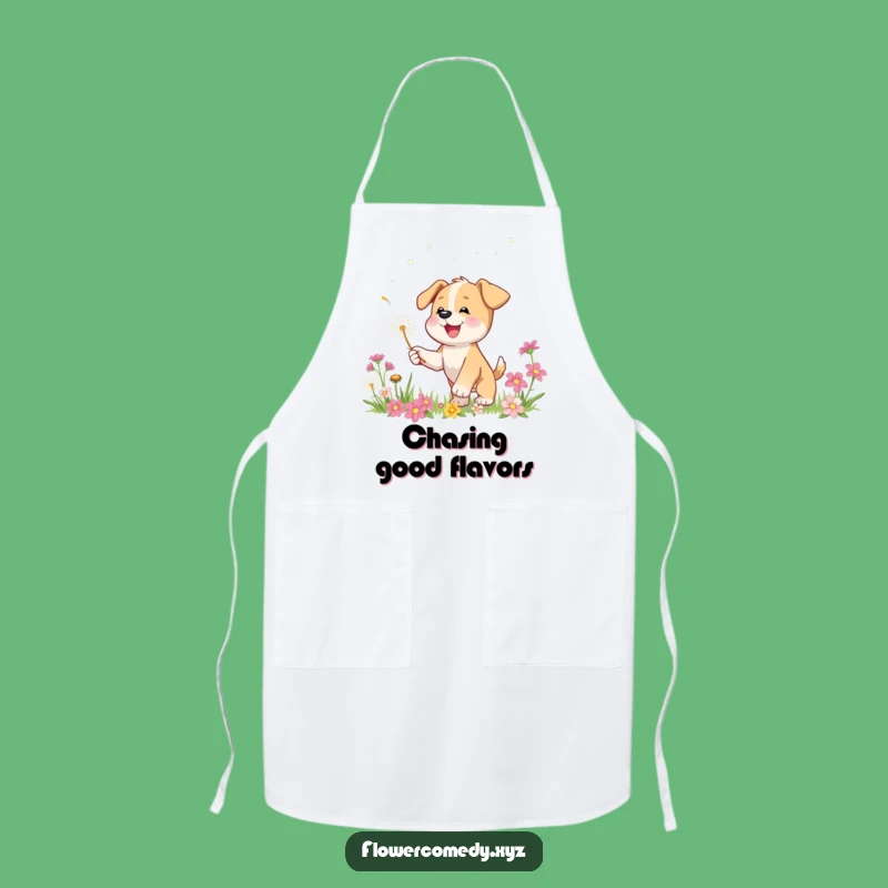 Funny Puppy Apron: Cook with Playful Paws!