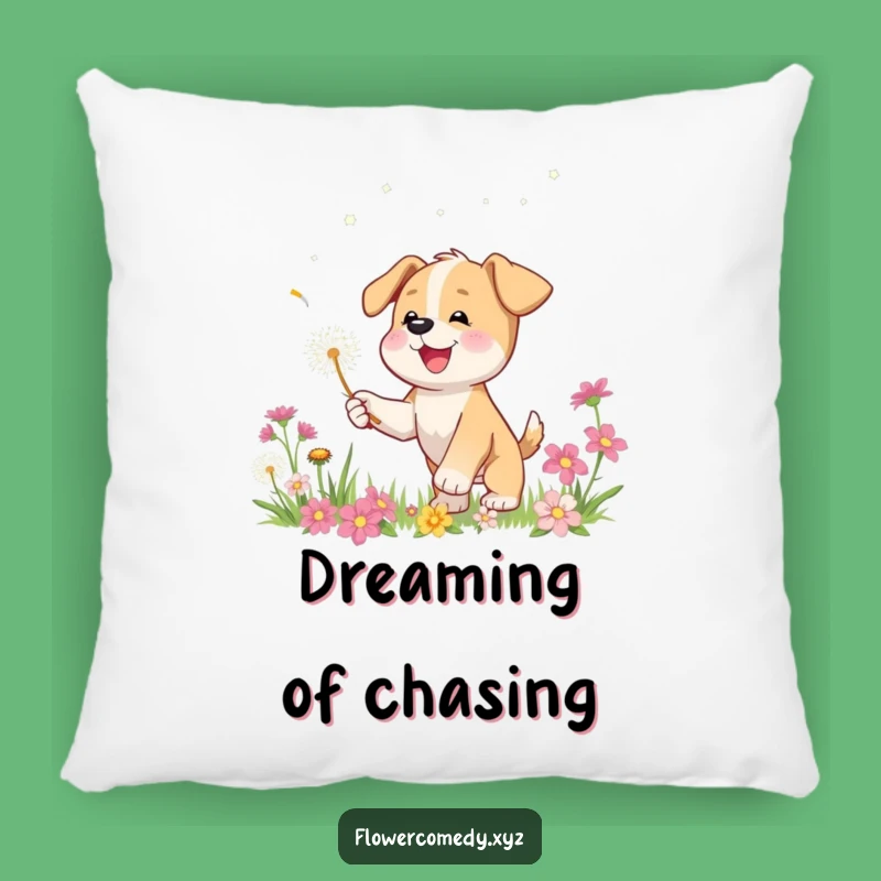 Funny Puppy Pillow: Cuddle Up with Playful Dreams!