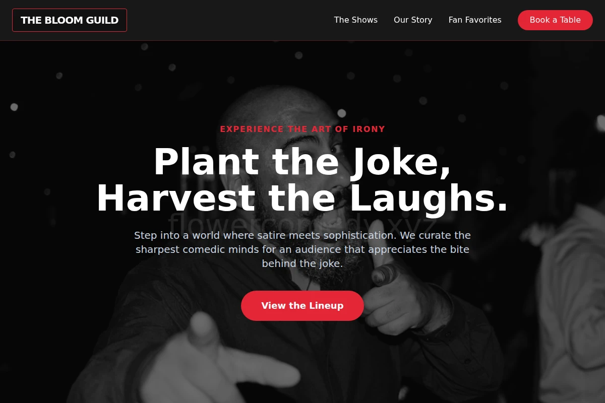 Irony Comedy