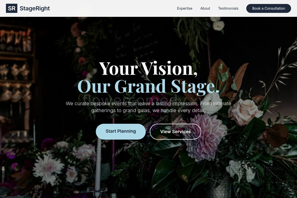 StageRight Event Planning