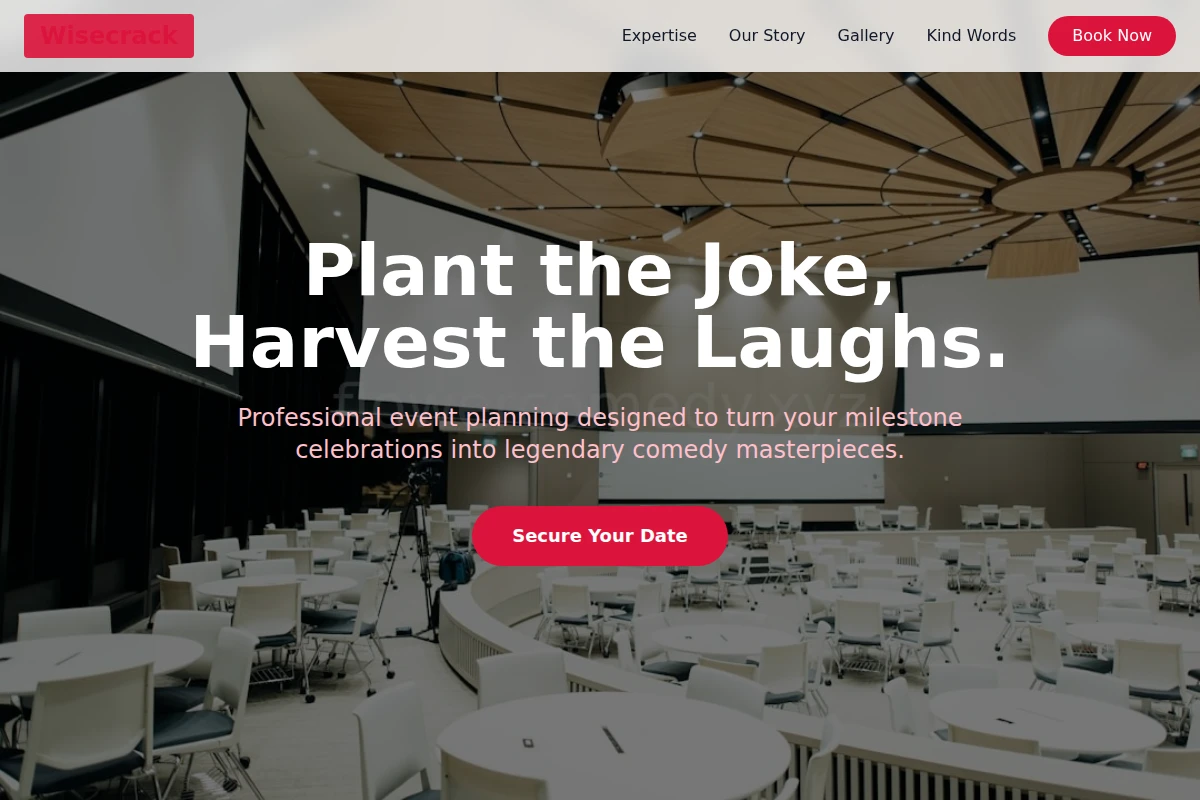 Wisecrack Event Planning