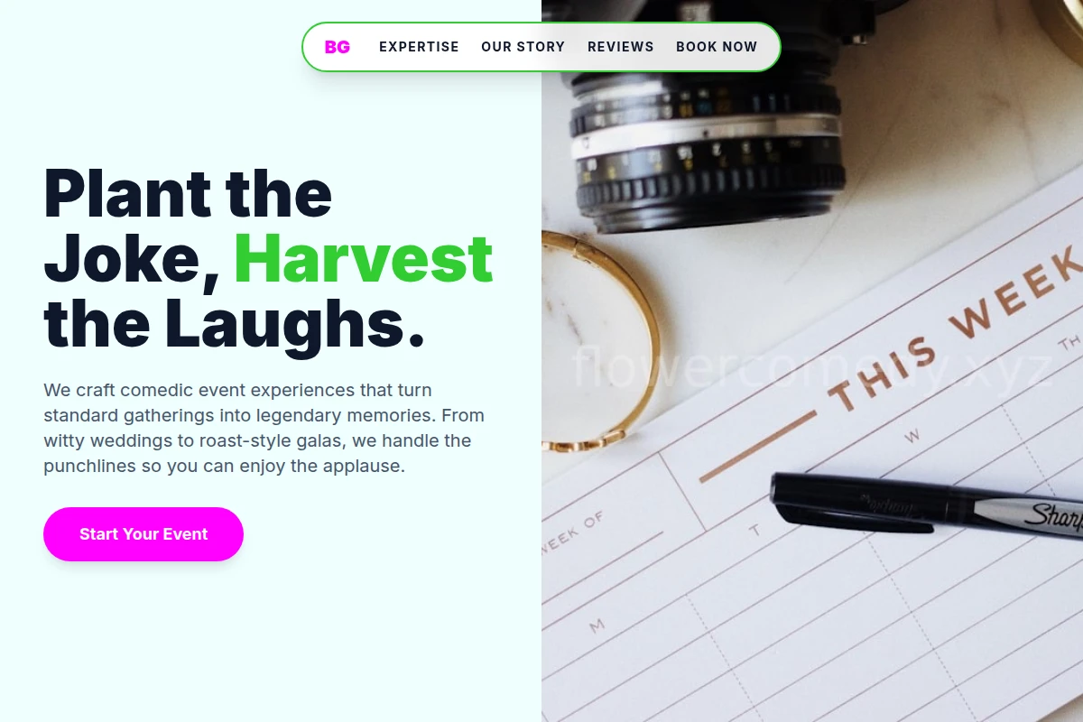 JokeBook Event Planning