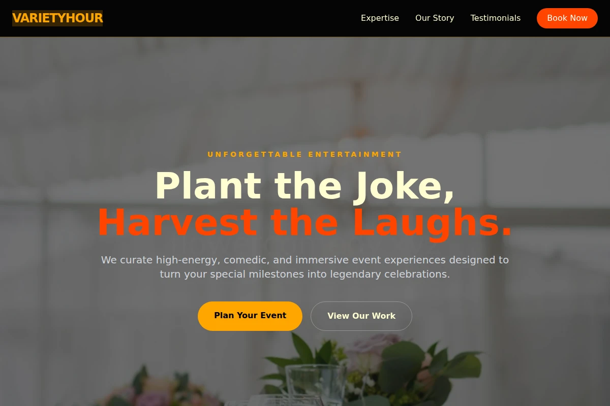 VarietyHour Event Planning