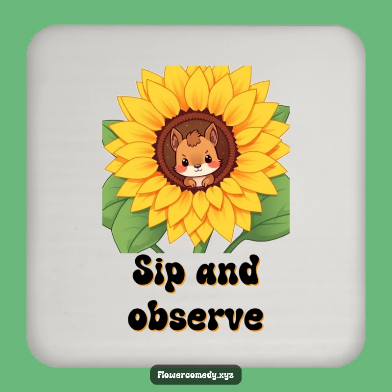 Funny Squirrel Coasters: Protect Surfaces with Nature's Charm!