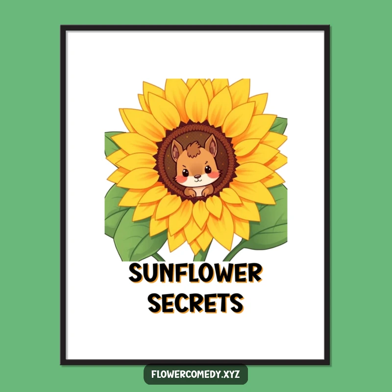 Funny Squirrel Poster: Bring Nature's Wonder to Your Walls!