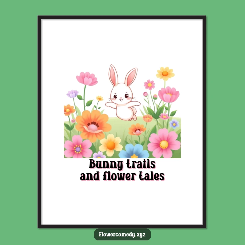 Free Printable Bunny Wall Art - Whimsical Downloadable Decor for a Cheerful Space