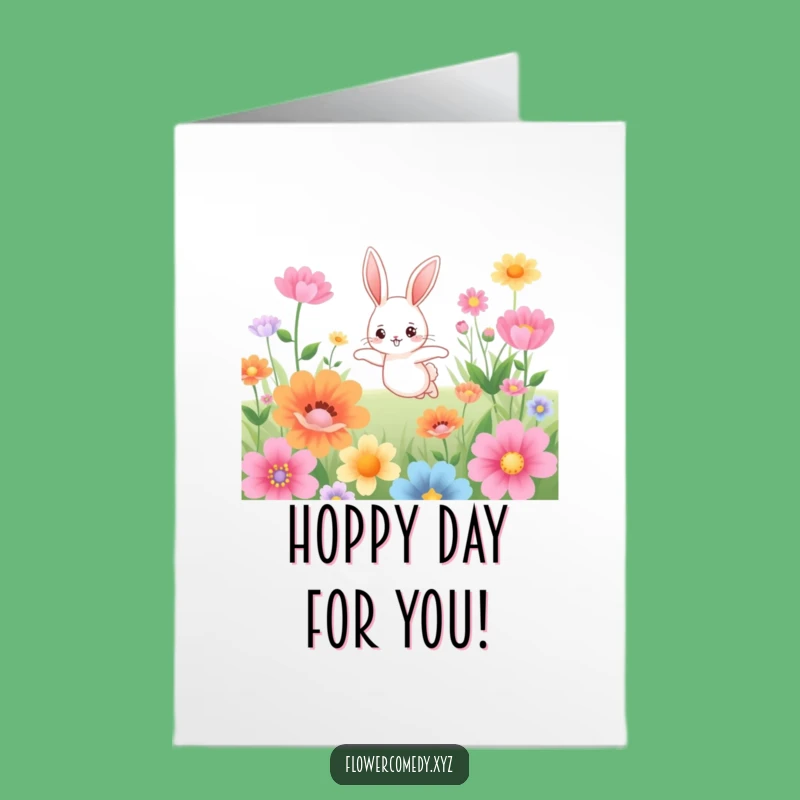 Free Printable Bunny Congrats Card - Sweet Downloadable Gift for Blooming Success