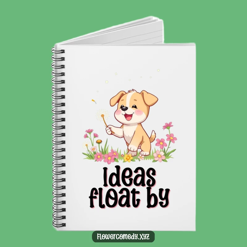Funny Puppy Notebook: Jot Down Your Playful Ideas!