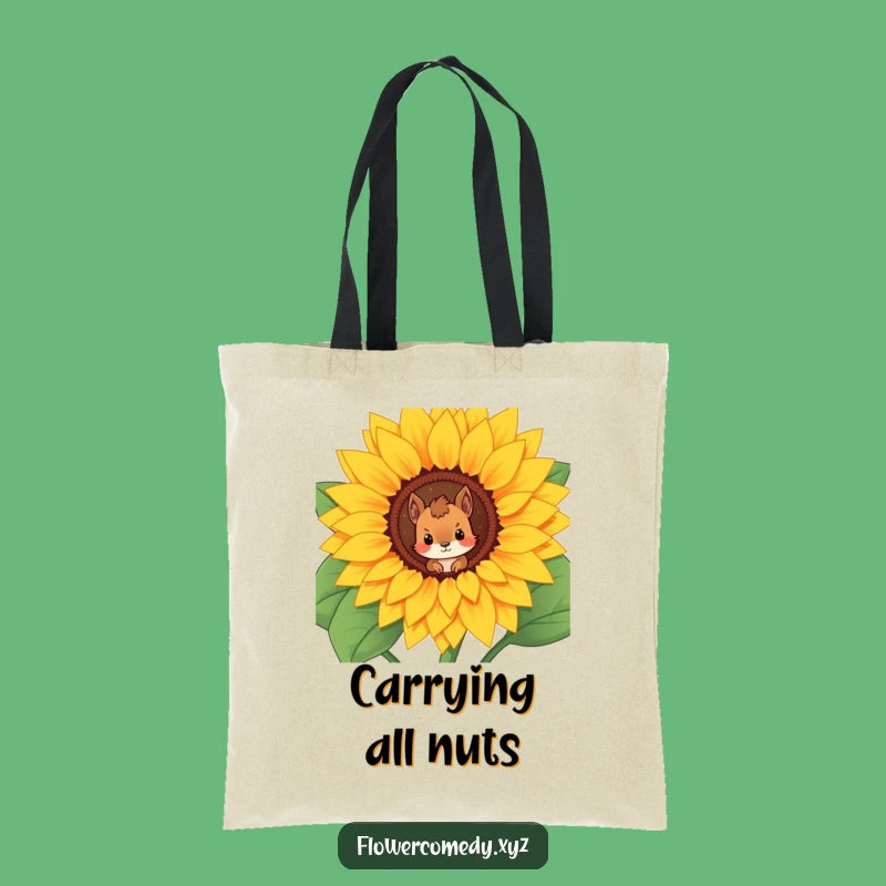 Funny Squirrel Tote Bag: Carry Your Nature Discoveries!